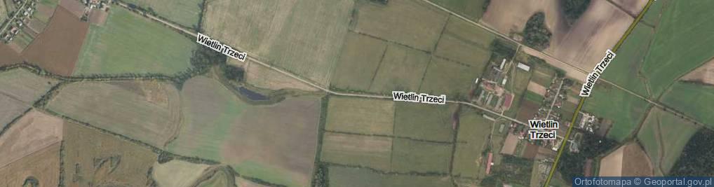Zdjęcie satelitarne Wietlin Trzeci ul.